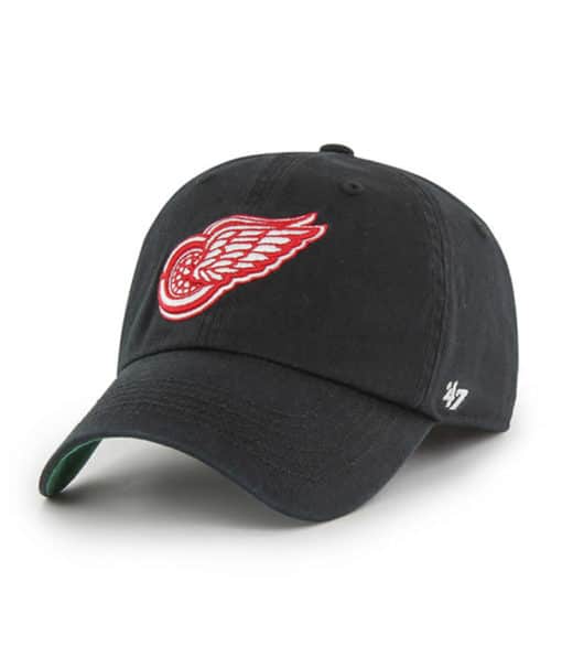 Detroit Red Wings 47 Brand Vintage Black Franchise Fitted Hat