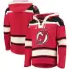 New Jersey Devils Men's 47 Brand Red Pullover Jersey Hoodie