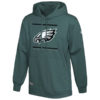 Philadelphia Eagles Men's New Era Midnight Green Split Defense Pullover Hoodie