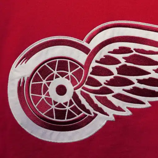 Dylan Larkin Detroit Red Wings Men's 47 Brand Vintage Red Pullover Jersey Hoodie - Image 4