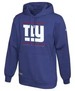 New York Giants Men's New Era Blue Combine Pullover Hoodie