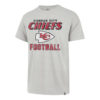 Kansas City Chiefs Men's 47 Brand Gray Franklin T-Shirt Tee