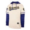 Milwaukee Brewers Men's 47 Brand Cooperstown Cream Shortstop Pullover Hoodie