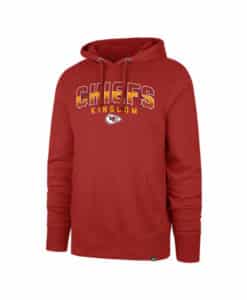 Kansas City Chiefs Men's 47 Brand Red Kingdom Headline Pullover Hoodie