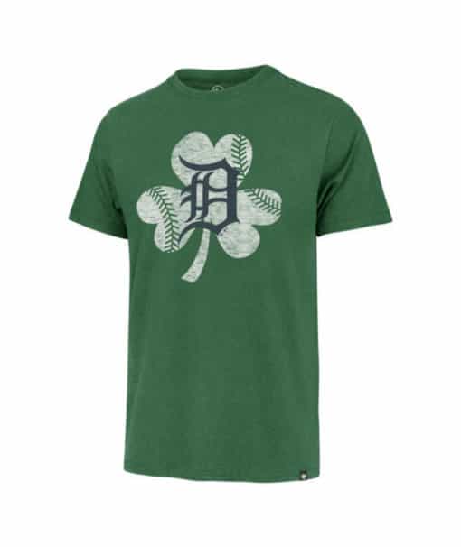 Detroit Tigers Men's 47 Brand Vintage Green St. Patricks Day Franklin T-Shirt Tee