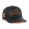 New York Yankees 47 Brand Script Hitch Black Orange Snapback Hat