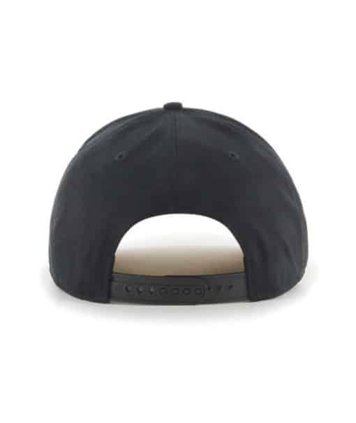 New York Yankees 47 Brand Script Hitch Black Orange Snapback Hat - Image 4
