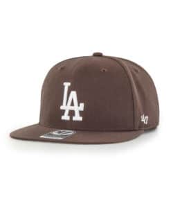 Los Angeles Dodgers 47 Brand Brown No Shot Snapback Hat