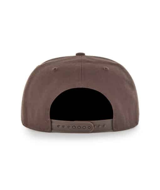 Los Angeles Dodgers 47 Brand Brown No Shot Snapback Hat - Image 2
