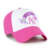 New York Yankees KIDS 47 Brand Pizazz Bright Pink MVP Adjustable Hat