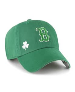Boston Red Sox 47 Brand Green St Patty's Icon Clean Up Adjustable Hat