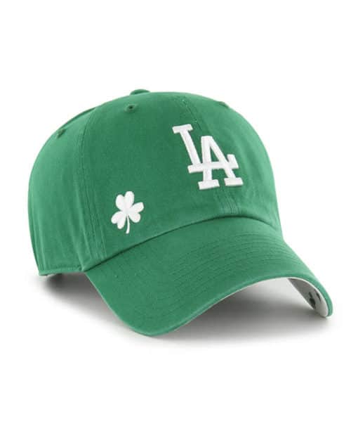 Los Angeles Dodgers 47 Brand Green St Patty's Icon Clean Up Adjustable Hat