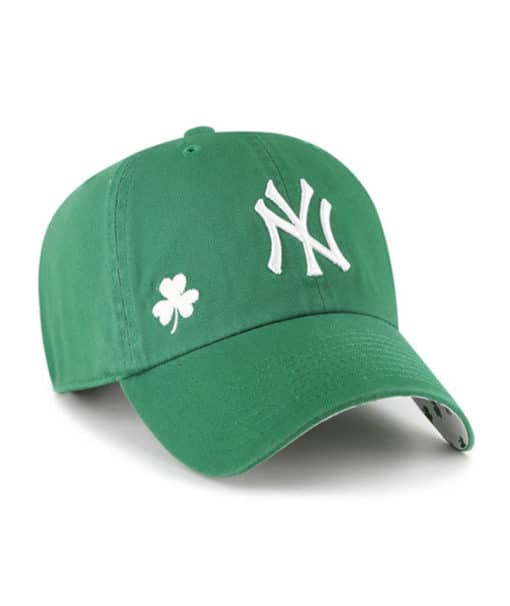 New York Yankees 47 Brand Green St Patty's Icon Clean Up Adjustable Hat