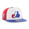 Montreal Expos 47 Brand Cooperstown Red White Blue Sure Shot Snapback Hat