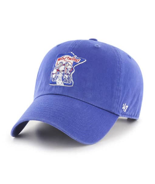 Minnesota Twins 47 Brand Cooperstown Blue Clean Up Adjustable Hat