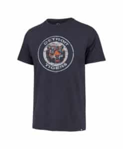 Detroit Tigers Men's 47 Brand Cooperstown Atlas Blue Premier Franklin T-Shirt Tee
