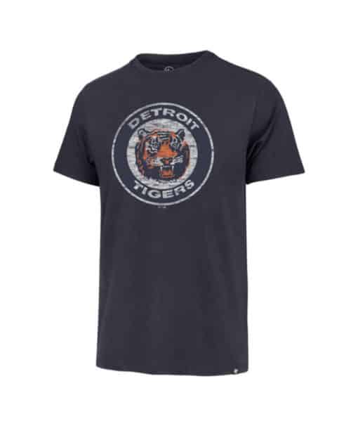 Detroit Tigers Men's 47 Brand Cooperstown Atlas Blue Premier Franklin T-Shirt Tee