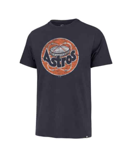 Houston Astros Men's 47 Brand Cooperstown Atlas Blue Premier Franklin T-Shirt Tee