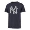 New York Yankees Men's 47 Brand Cooperstown Atlas Blue Premier Franklin T-Shirt Tee