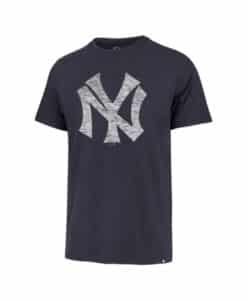 New York Yankees Men's 47 Brand Cooperstown Atlas Blue Premier Franklin T-Shirt Tee