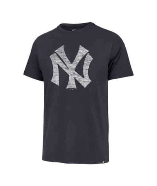 New York Yankees Men's 47 Brand Cooperstown Atlas Blue Premier Franklin T-Shirt Tee