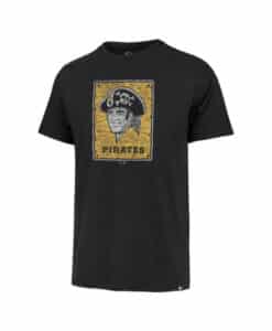 Pittsburgh Pirates Men's 47 Brand Cooperstown Black Premier Franklin T-Shirt Tee