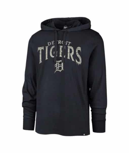 Detroit Tigers Men's 47 Brand Atlas Blue Timepiece Franklin Pullover Hoodie