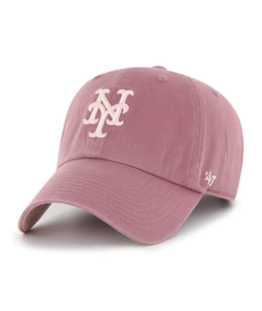 New York Mets 47 Brand Vintage Purple Ballpark Clean Up Adjustable Hat