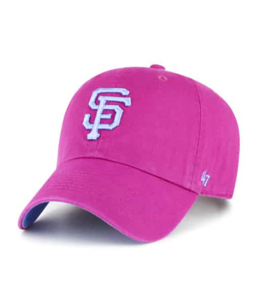 San Francisco Giants 47 Brand Orchid Ballpark Clean Up Adjustable Hat