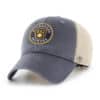 Milwaukee Brewers 47 Brand Vintage Navy Flagship MVP Mesh Snapback Hat