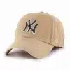New York Yankees 47 Brand Khaki Haven Franchise Fitted Hat