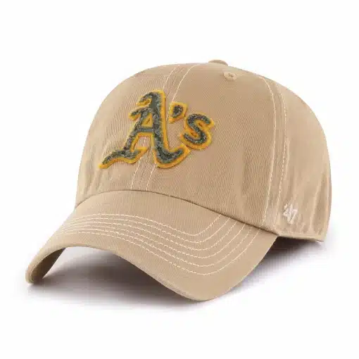 Oakland Athletics 47 Brand Khaki Haven Franchise Fitted Hat