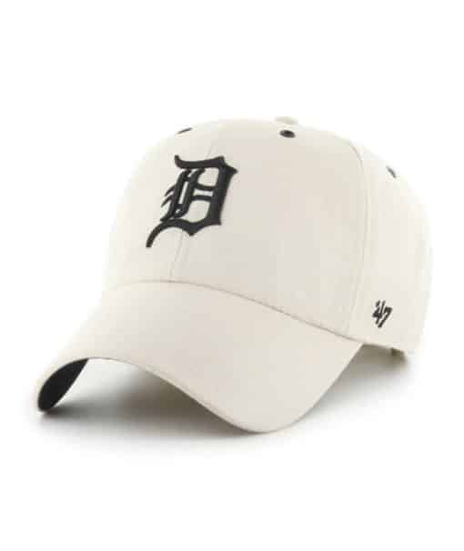 Detroit Tigers 47 Brand Bone Lunar Clean Up Adjustable Hat