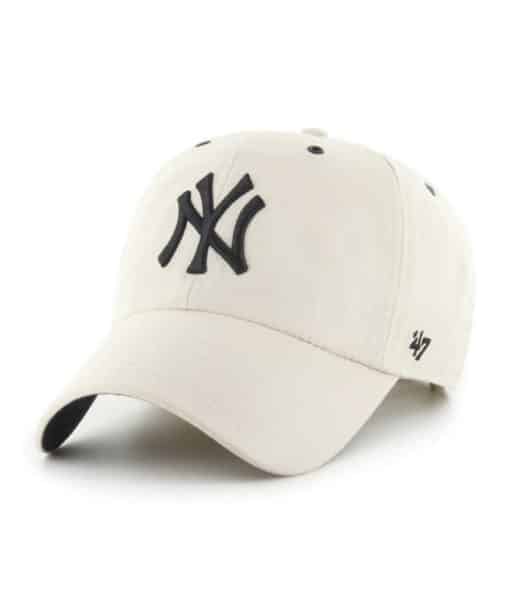 New York Yankees 47 Brand Bone Lunar Clean Up Adjustable Hat