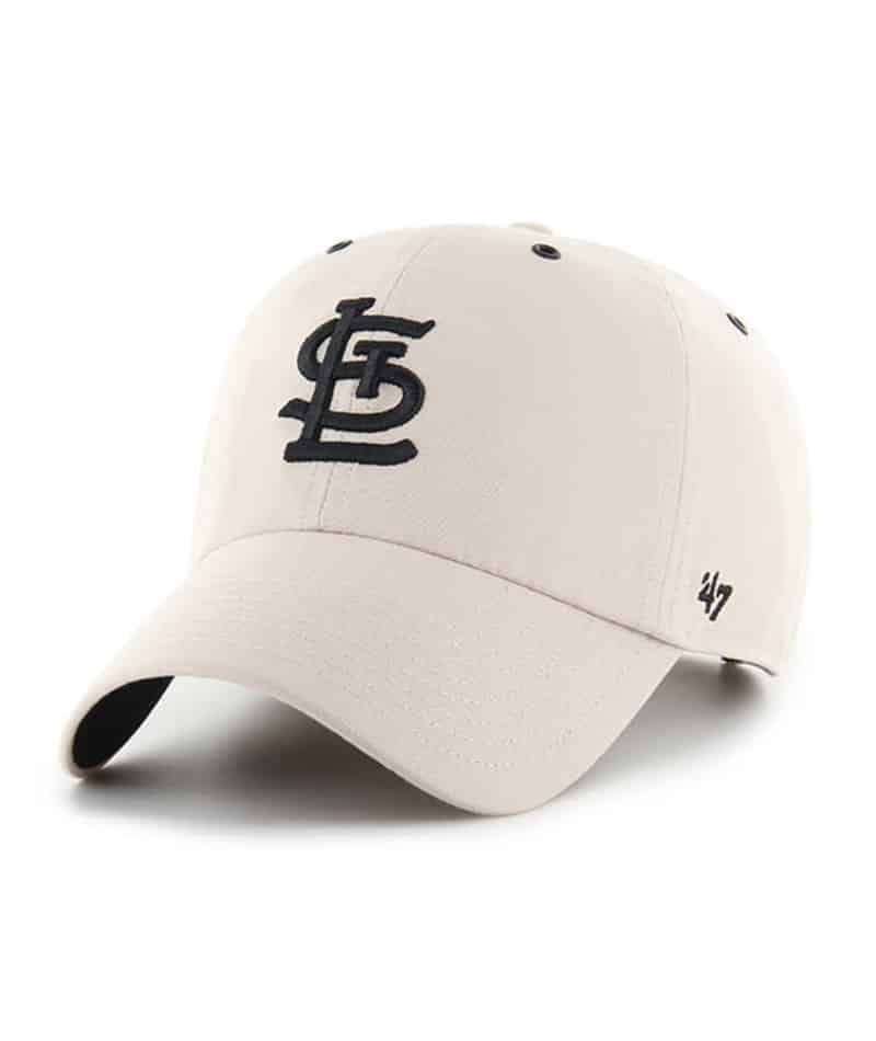 St. Louis Cardinals 47 Brand Bone Lunar Clean Up Adjustable Hat