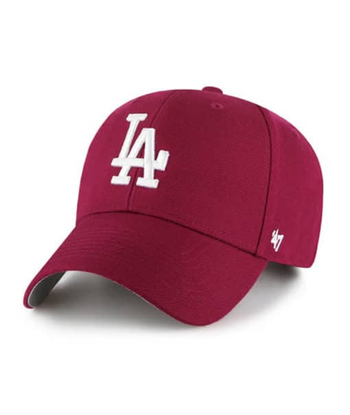 Los Angeles Dodgers 47 Brand Cardinal MVP Adjustable Hat