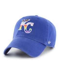 Kansas City Royals Pride 47 Brand Blue Clean Up Adjustable Hat