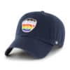 Milwaukee Brewers Pride 47 Brand Navy Clean Up Adjustable Hat