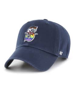 Seattle Mariners Pride 47 Brand Navy Clean Up Adjustable Hat