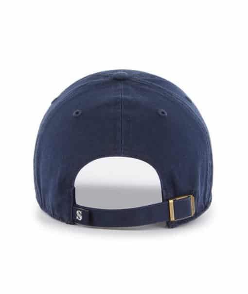 Seattle Mariners Pride 47 Brand Navy Clean Up Adjustable Hat - Image 2