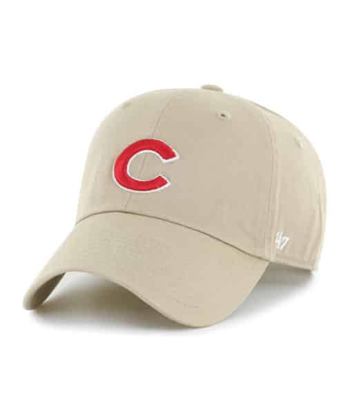 Chicago Cubs 47 Brand Khaki Clean Up Adjustable Hat