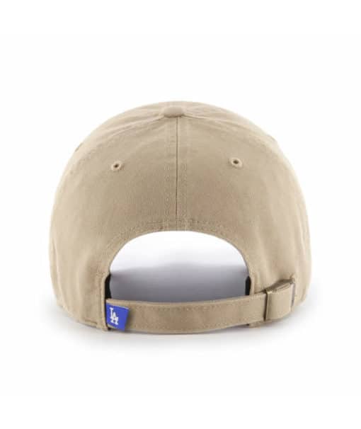 Los Angeles Dodgers 47 Brand White Khaki Clean Up Adjustable Hat - Image 2
