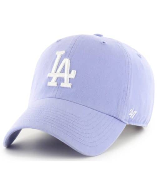 Los Angeles Dodgers 47 Brand Lavender Clean Up Adjustable Hat