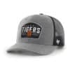 Detroit Tigers 47 Brand Charcoal Slate Trucker Black Mesh Snapback Hat