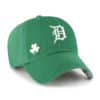 Detroit Tigers 47 Brand Green St Patty's Icon Clean Up Adjustable Hat