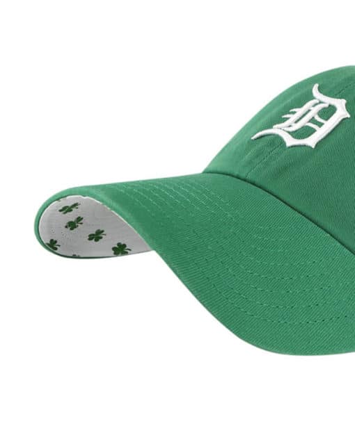 Detroit Tigers 47 Brand Green St Patty's Icon Clean Up Adjustable Hat - Image 2