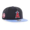 Los Angeles Angels 47 Brand Columbia Navy Sure Shot Under Snapback Hat