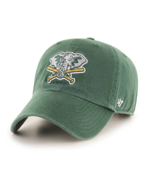 Oakland Athletics 47 Brand Cooperstown Dark Green Clean Up Adjustable Hat