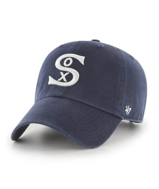 Chicago White Sox 47 Brand Cooperstown Navy Blue Clean Up Adjustable Hat