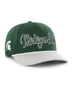 Michigan State Spartans 47 Brand Dark Green Overhand Script MVP Snapback Hat